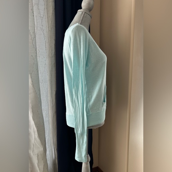 🩵Lululemon Size 4/6 Chai Time Pullover Heathered Aquamarine - Picture 9 of 14